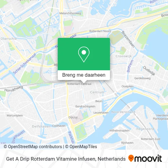 Get A Drip Rotterdam Vitamine Infusen kaart