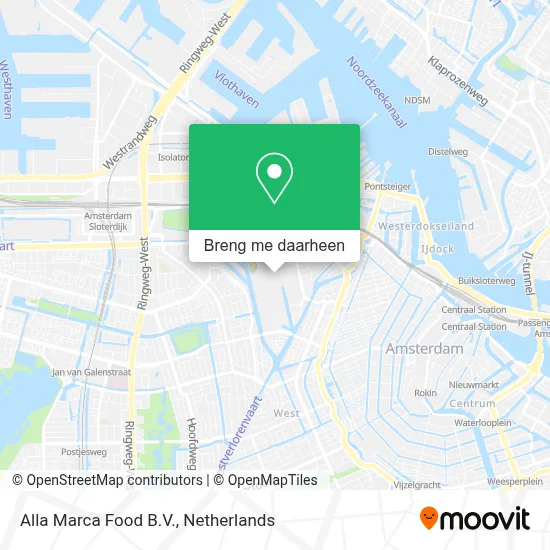 Alla Marca Food B.V. kaart