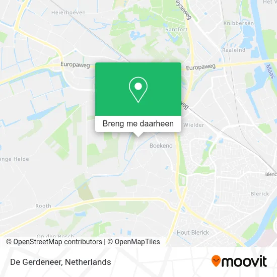 De Gerdeneer kaart