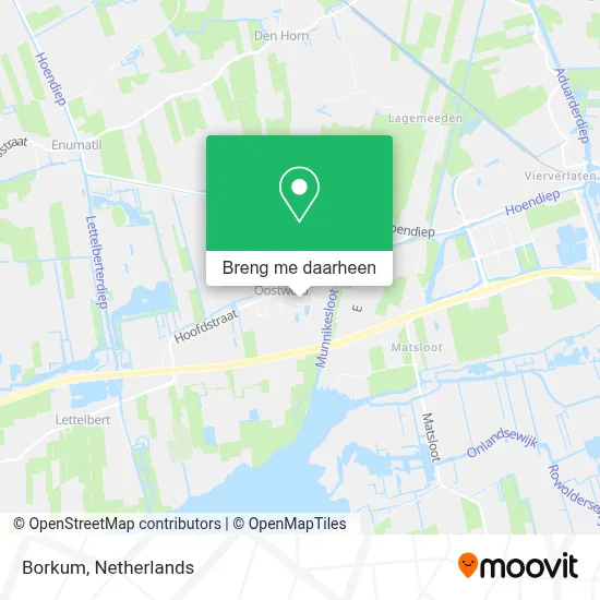 Borkum kaart