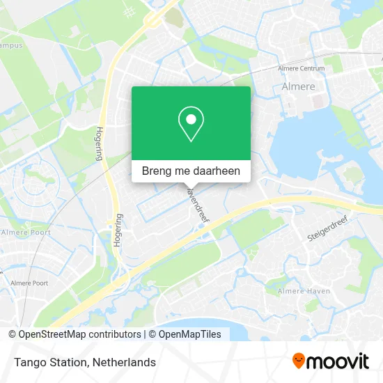 Tango Station kaart