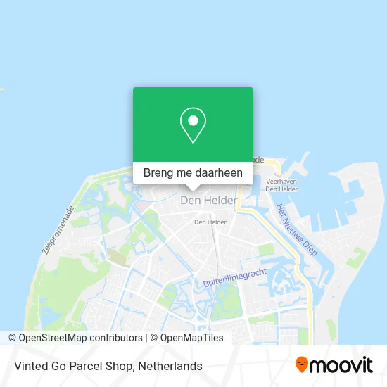 Vinted Go Parcel Shop kaart