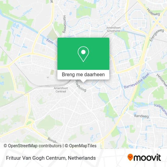 Frituur Van Gogh Centrum kaart