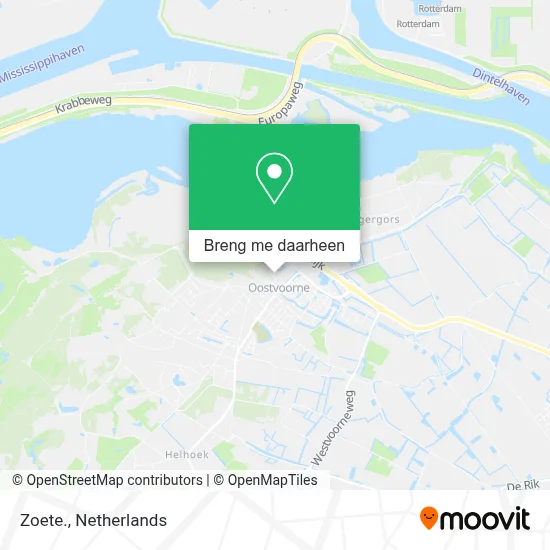 Zoete. kaart