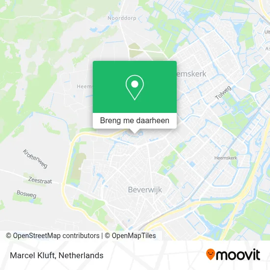 Marcel Kluft kaart