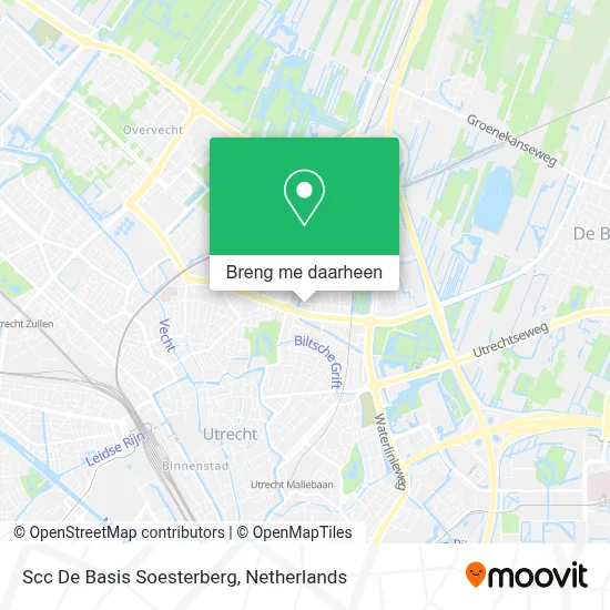 Scc De Basis Soesterberg kaart