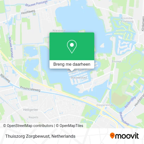 Thuiszorg Zorgbewust kaart