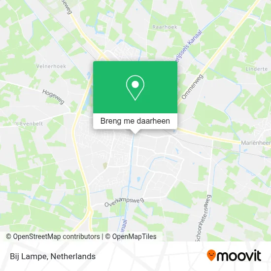 Bij Lampe kaart