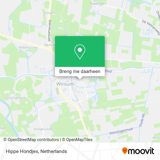 Hippe Hondjes kaart