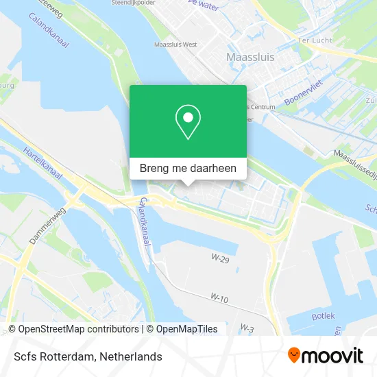 Scfs Rotterdam kaart