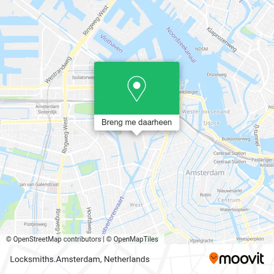 Locksmiths.Amsterdam kaart