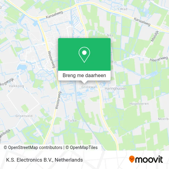 K.S. Electronics B.V. kaart