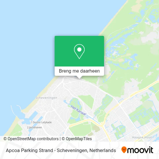 Apcoa Parking Strand - Scheveningen kaart