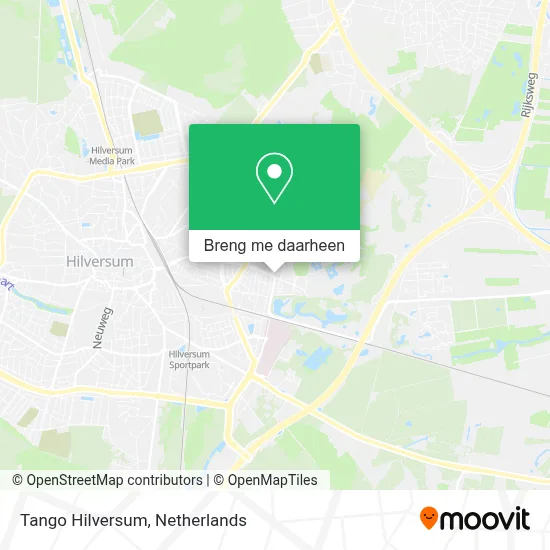 Tango Hilversum kaart