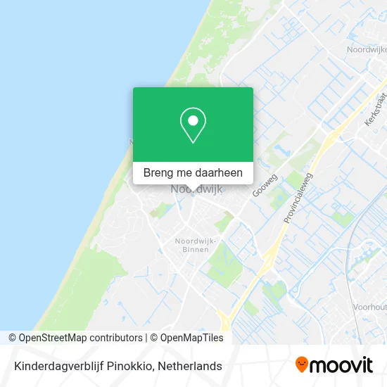 Kinderdagverblijf Pinokkio kaart