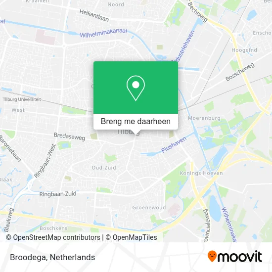 Broodega kaart