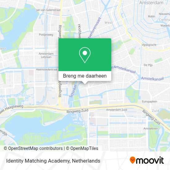 Identity Matching Academy kaart