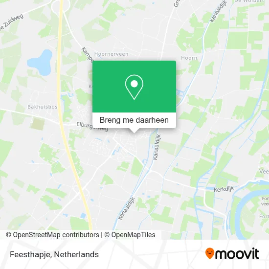 Feesthapje kaart
