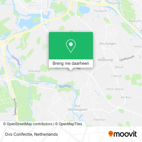 Dvs Confectie kaart