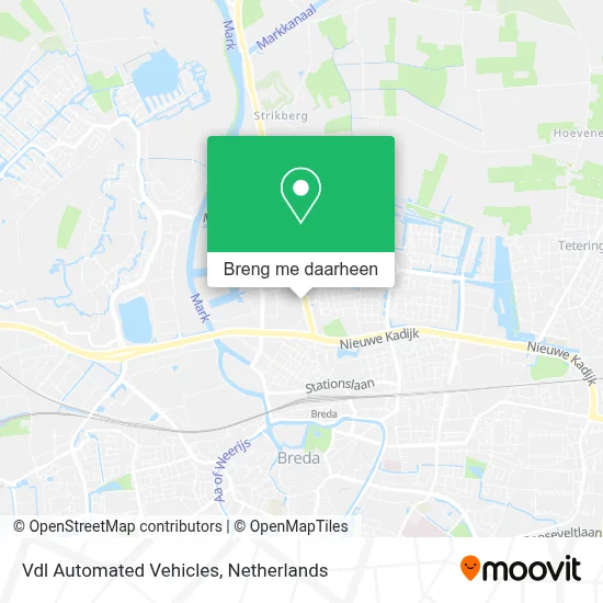 Vdl Automated Vehicles kaart