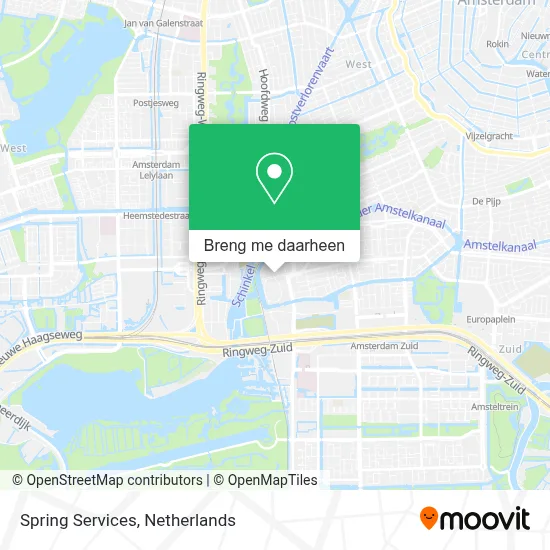 Spring Services kaart