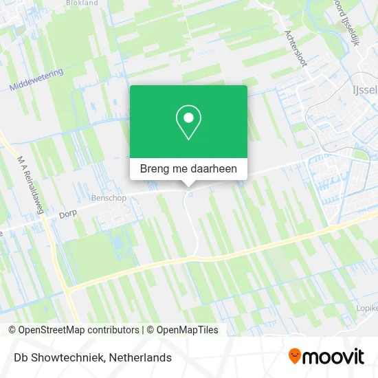 Db Showtechniek kaart