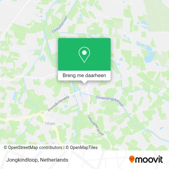 Jongkindloop kaart