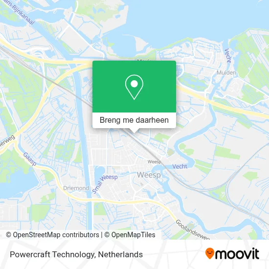 Powercraft Technology kaart
