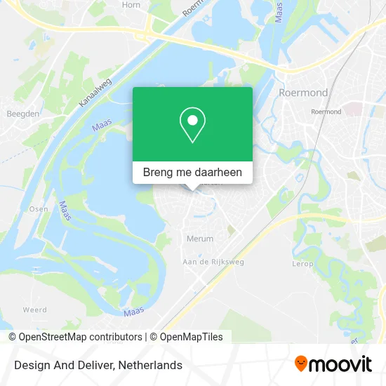 Design And Deliver kaart