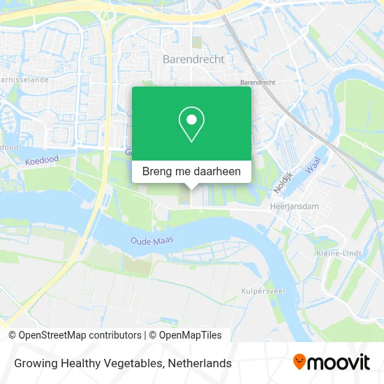 Growing Healthy Vegetables kaart