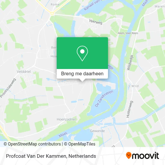 Profcoat Van Der Kammen kaart