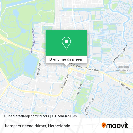 Kampeerineenoldtimer kaart