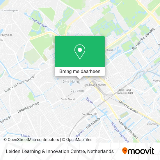 Leiden Learning & Innovation Centre kaart