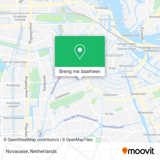 Novaoase kaart