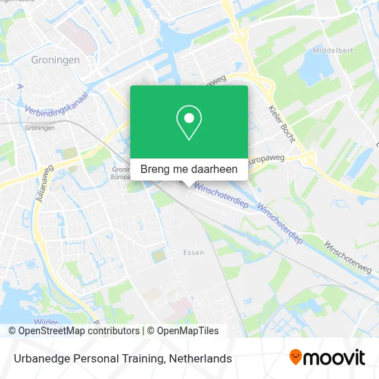 Urbanedge Personal Training kaart