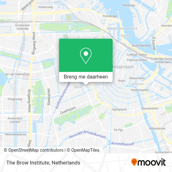 The Brow Institute kaart