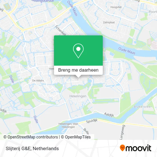 Slijterij G&E kaart