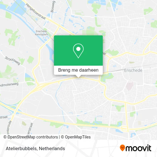 Atelierbubbels kaart