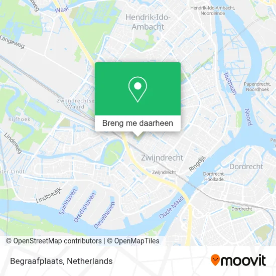 Begraafplaats kaart