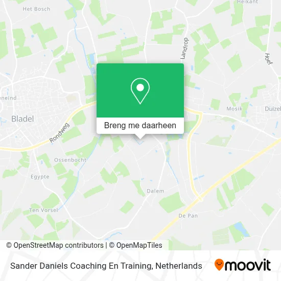 Sander Daniels Coaching En Training kaart