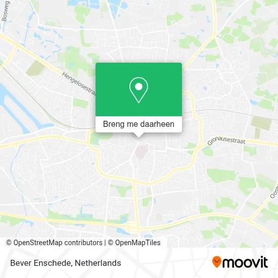Bever Enschede kaart