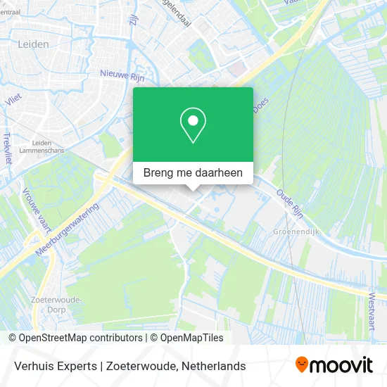 Verhuis Experts | Zoeterwoude kaart