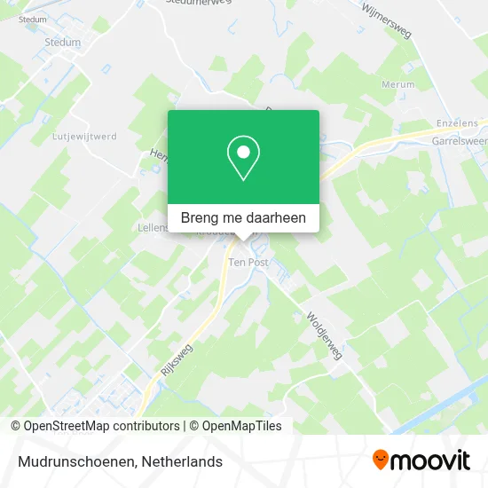 Mudrunschoenen kaart