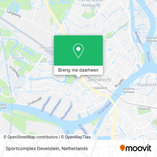 Sportcomplex Develstein kaart