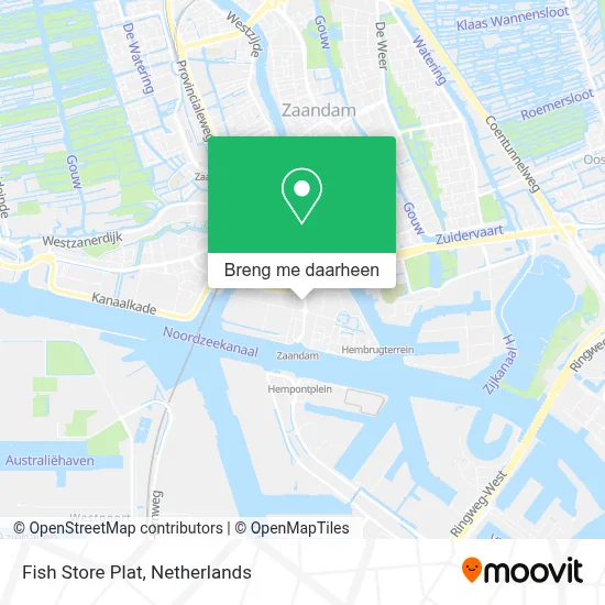 Fish Store Plat kaart