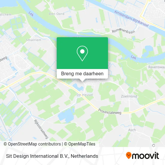 Sit Design International B.V. kaart