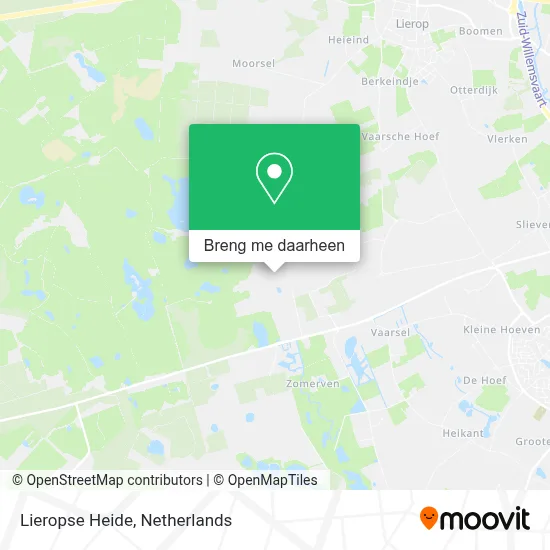 Lieropse Heide kaart