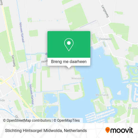 Stichting Hintsorgel Midwolda kaart