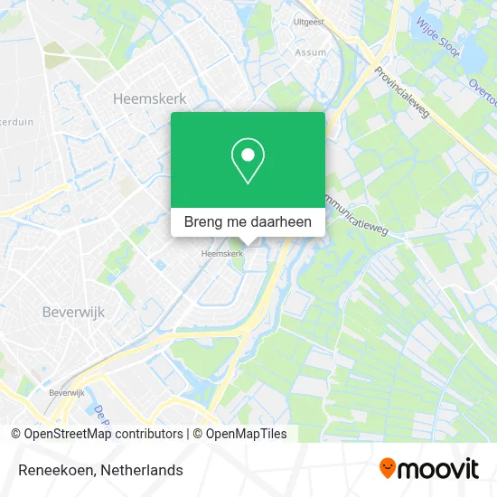 Reneekoen kaart