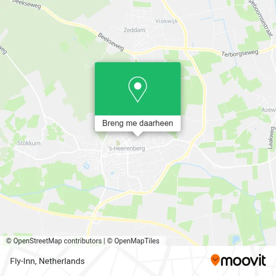 Fly-Inn kaart